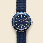 Navi XL Slip-Thru Strap Watch 41mm  - Stainless Steel/Blue - Timex - STAG Provisions - Accessories - Watches