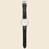 Waterbury Leather Strap Watch 40mm - Stainless Steel/Black/White - Timex - STAG Provisions - Accessories - Watches