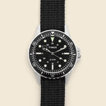 Navi XL Slip-Thru Strap Watch 41mm - Stainless Steel/Black - Timex - STAG Provisions - Accessories - Watches