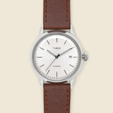 Marlin Automatic Watch 40mm - Silver/Brown Leather - Timex - STAG Provisions - Accessories - Watches