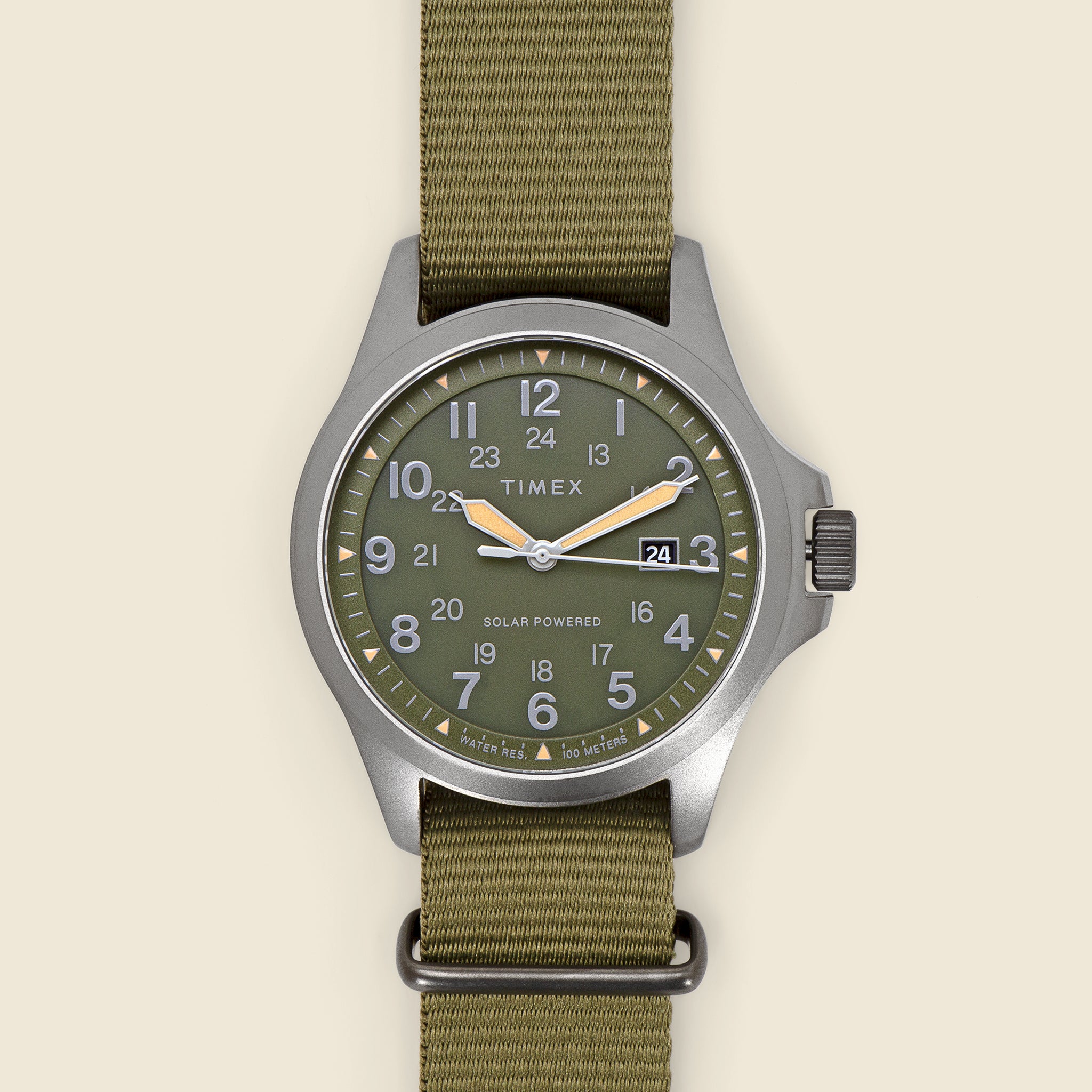 Expedition North Field Post Solar Watch 41mm - Green/Green Fabric - Timex - STAG Provisions - Accessories - Watches