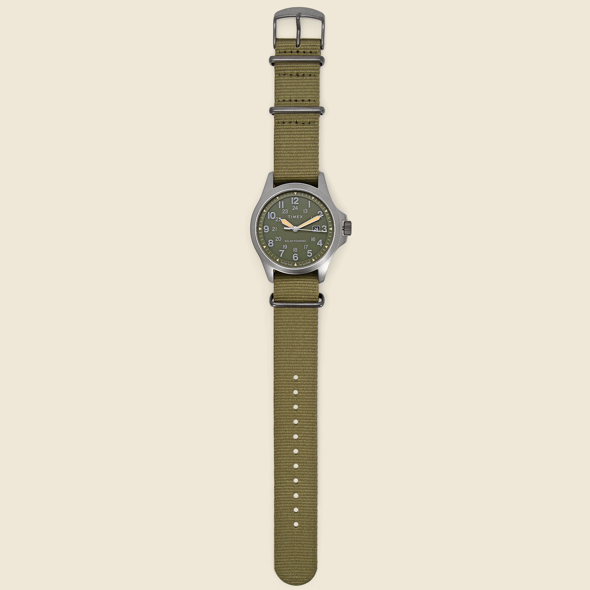Expedition North Field Post Solar Watch 41mm - Green/Green Fabric - Timex - STAG Provisions - Accessories - Watches