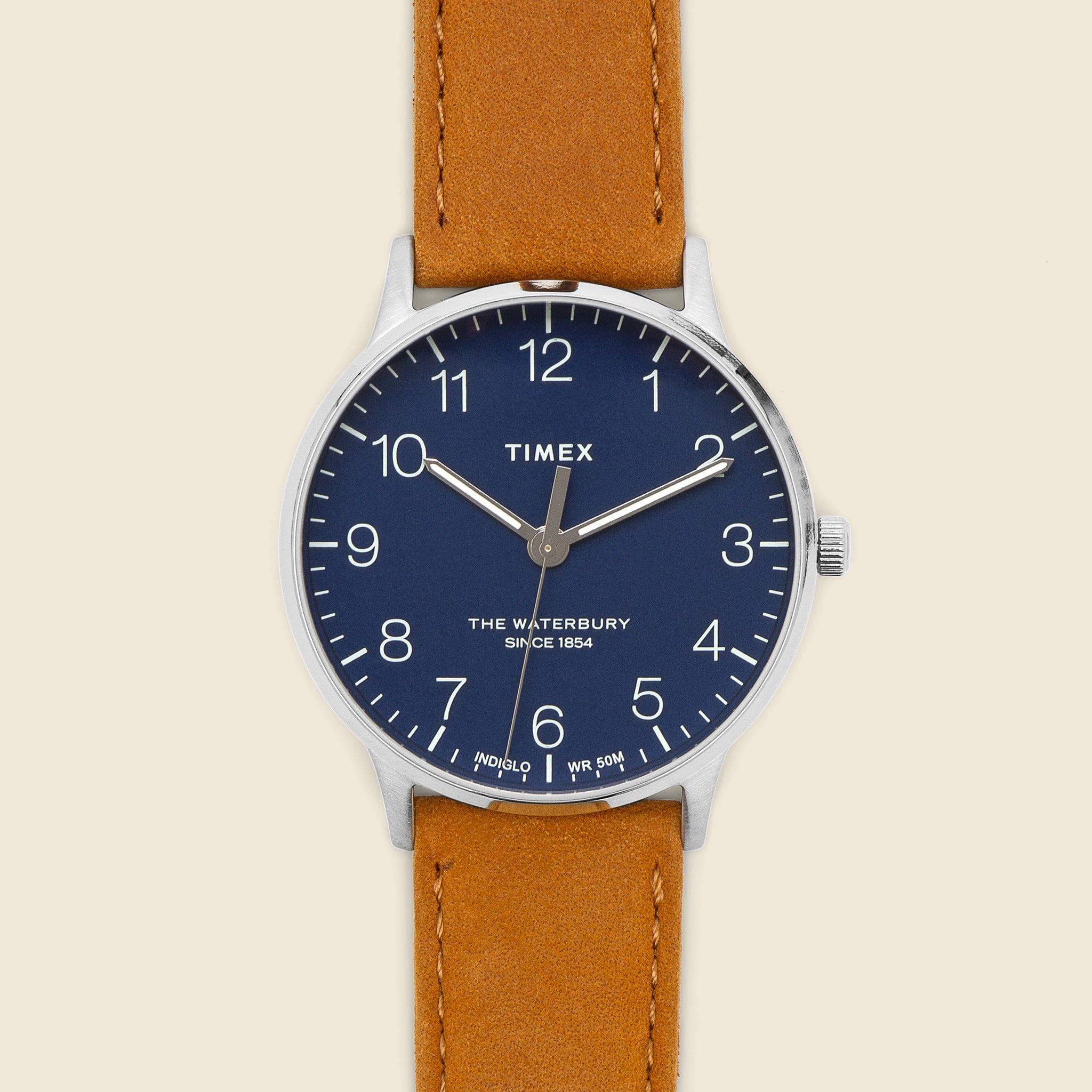 Waterbury Classic Watch 40mm - Navy/Tan Leather - Timex - STAG Provisions - Accessories - Watches