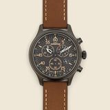 Expedition Field Chronograph Watch 43mm - Black/Brown - Timex - STAG Provisions - Accessories - Watches