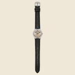 Marlin Hand-Wound 34mm Leather Strap Watch - Black/Silver - Timex - STAG Provisions - Accessories - Watches