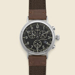 Standard Chronograph Watch 41mm - Silver/Brown/Black - Timex - STAG Provisions - Accessories - Watches