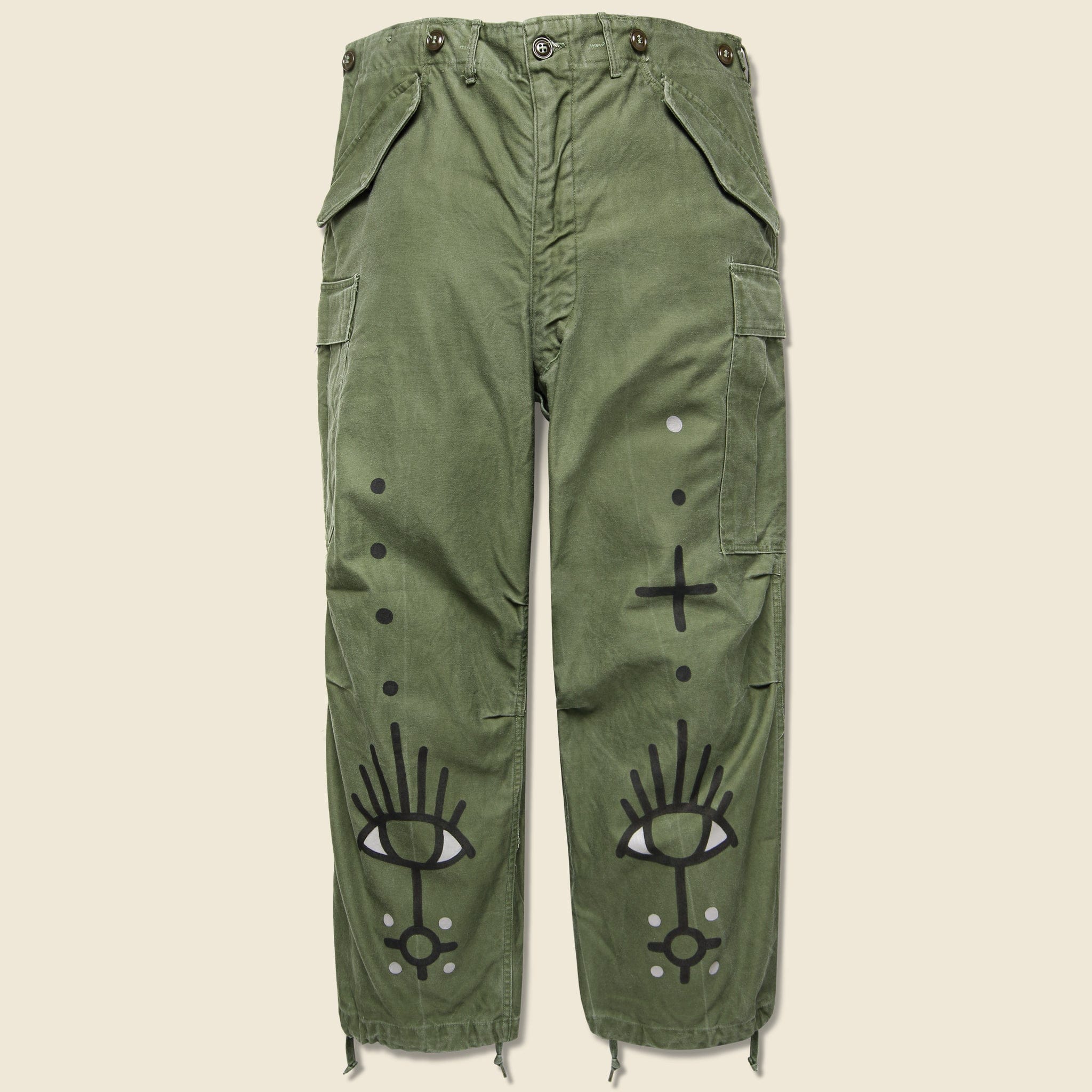Vintage Military-Issued Field Pants - All Seeing Eye - Tom Jean Webb - STAG Provisions - One & Done - Apparel