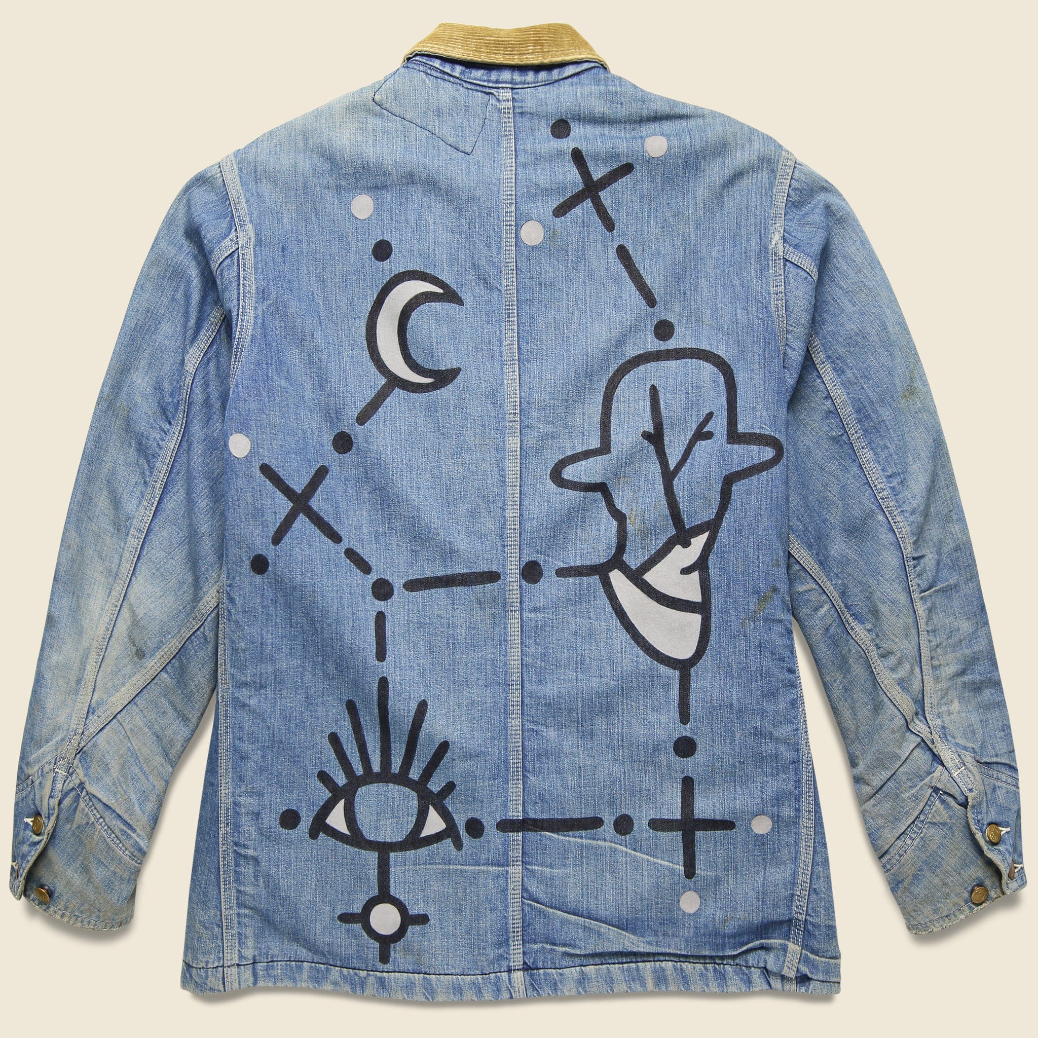 Vintage Lee Blanket-Lined Denim Chore Coat - Dot Constellation - Tom Jean Webb - STAG Provisions - One & Done - Apparel