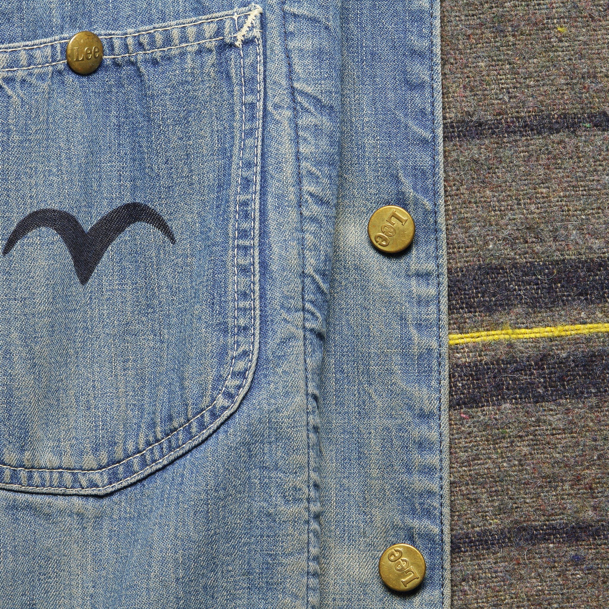 Vintage Lee Blanket-Lined Denim Chore Coat - Dot Constellation - Tom Jean Webb - STAG Provisions - One & Done - Apparel