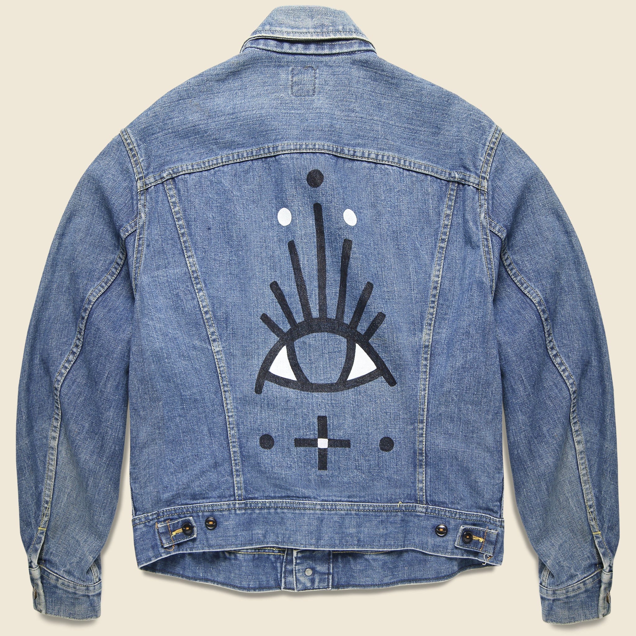 Vintage Lee Rider Jacket - All Seeing Eye - Tom Jean Webb - STAG Provisions - One & Done - Apparel