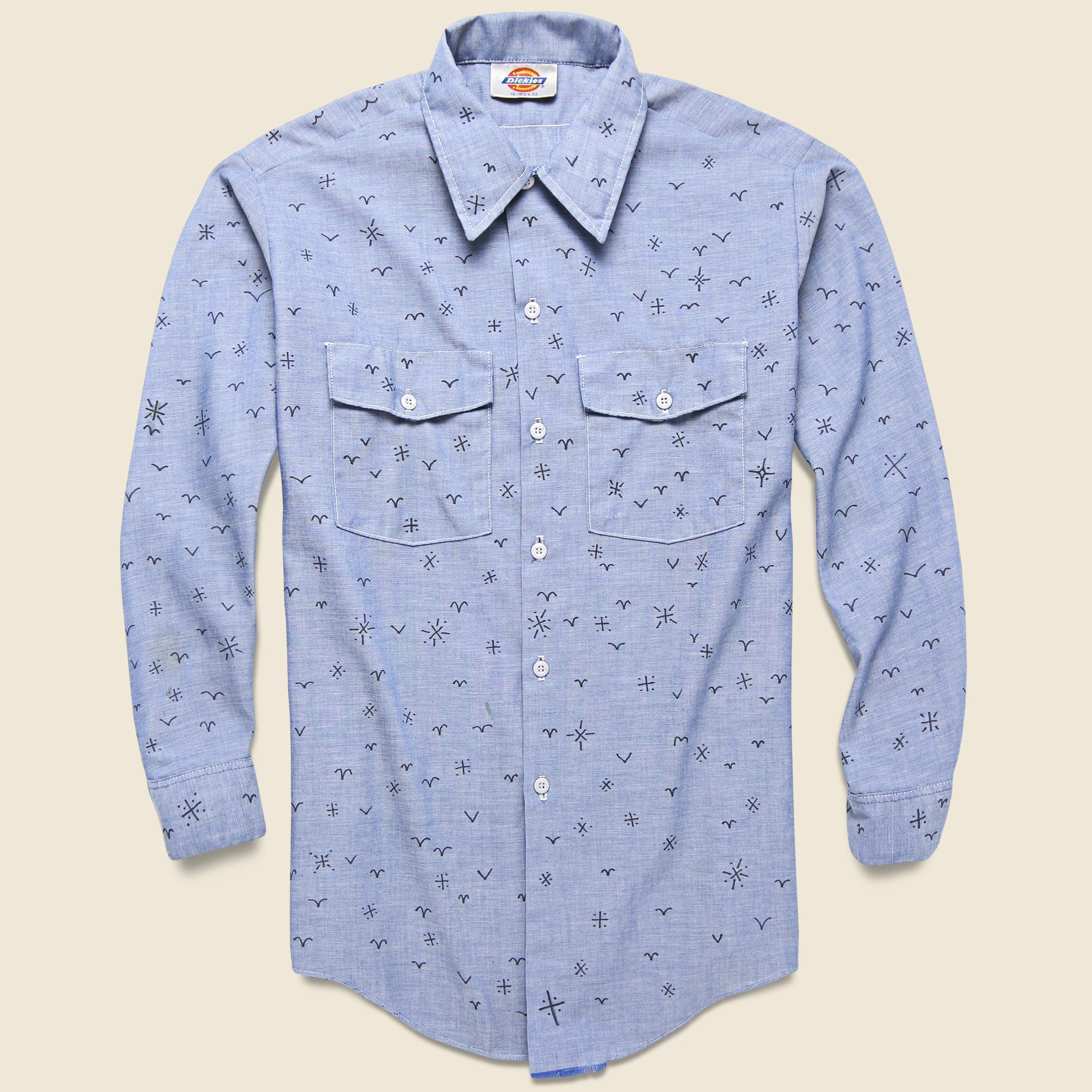 Vintage Dickies Chambray Shirt - Icons - Tom Jean Webb - STAG Provisions - One & Done - Apparel