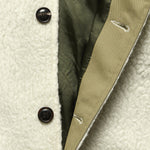 Sherpa Chore Jacket - White - Todd Snyder - STAG Provisions - Outerwear - Coat / Jacket