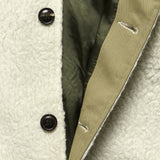 Sherpa Chore Jacket - White - Todd Snyder - STAG Provisions - Outerwear - Coat / Jacket