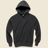 Todd Snyder + Champion - Popover Hoodie Sweatshirt - Black - Todd Snyder - STAG Provisions - Tops - Fleece / Sweatshirt