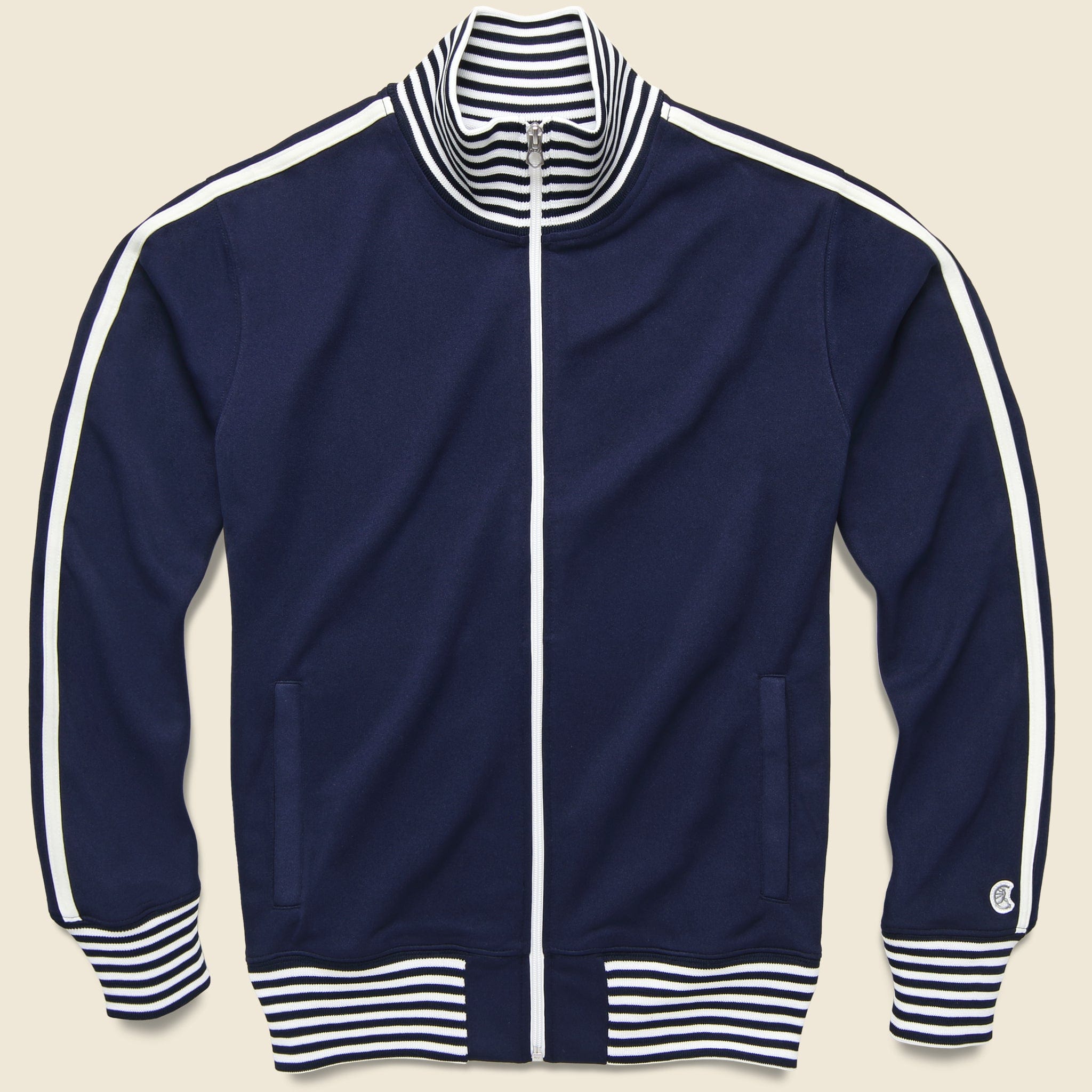 Todd Snyder + Champion - Track Jacket - Navy - Todd Snyder - STAG Provisions - Tops - Fleece / Sweatshirt