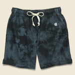 Warm Up Short - Black Tie Dye - Todd Snyder - STAG Provisions - Shorts - Lounge