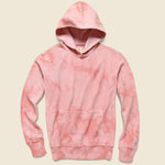 Popover Hoodie - Pink Tie Dye - Todd Snyder - STAG Provisions - Tops - Fleece / Sweatshirt
