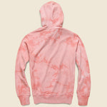 Popover Hoodie - Pink Tie Dye - Todd Snyder - STAG Provisions - Tops - Fleece / Sweatshirt