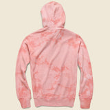 Popover Hoodie - Pink Tie Dye - Todd Snyder - STAG Provisions - Tops - Fleece / Sweatshirt
