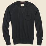 Pocket Sweatshirt - Black - Todd Snyder - STAG Provisions - Tops - Fleece / Sweatshirt