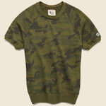 Fatigue Camo Sweatshirt - Green - Todd Snyder - STAG Provisions - Tops - Fleece / Sweatshirt