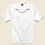 Two-Pocket Maui Camp Shirt - White - Todd Snyder - STAG Provisions - Tops - S/S Woven - Other Pattern