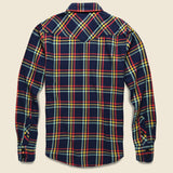 Plaid Mountain Shirt - Navy - Topo Designs - STAG Provisions - Tops - L/S Woven - Plaid