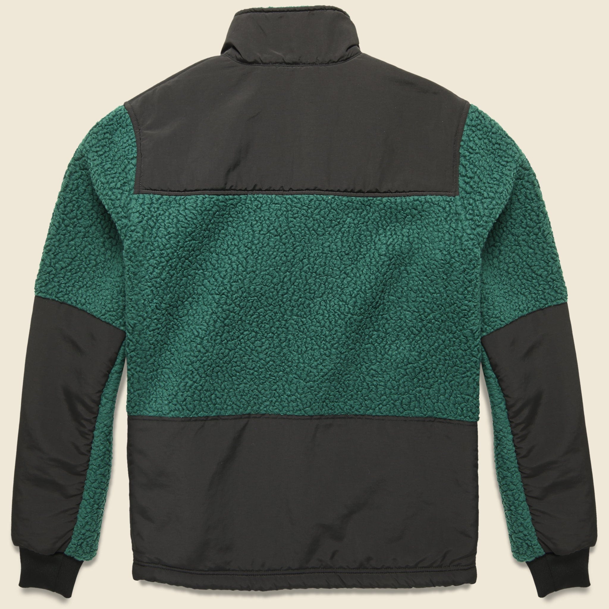 Subalpine Fleece Jacket - Black/Forest - Topo Designs - STAG Provisions - Outerwear - Coat / Jacket