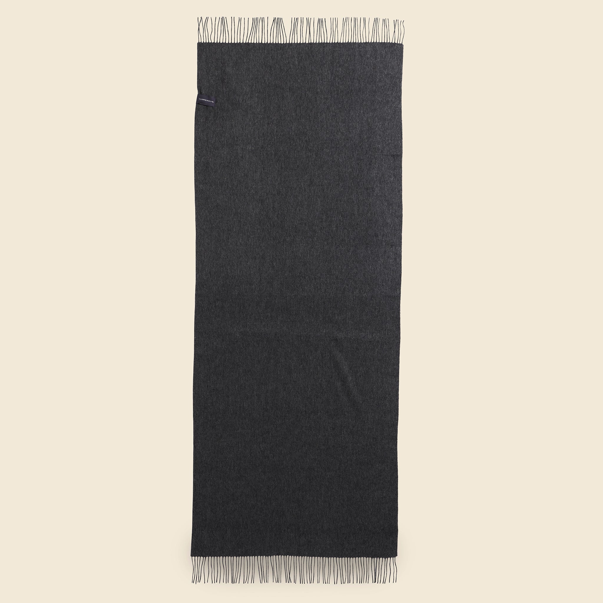 Lambswool Knee Blanket - Charcoal Melange - Home - STAG Provisions - Home - Bed - Blanket