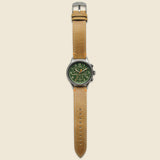 Expedition Scout Chronograph Leather Strap Watch 42mm - Green/Tan - Timex - STAG Provisions - Accessories - Watches