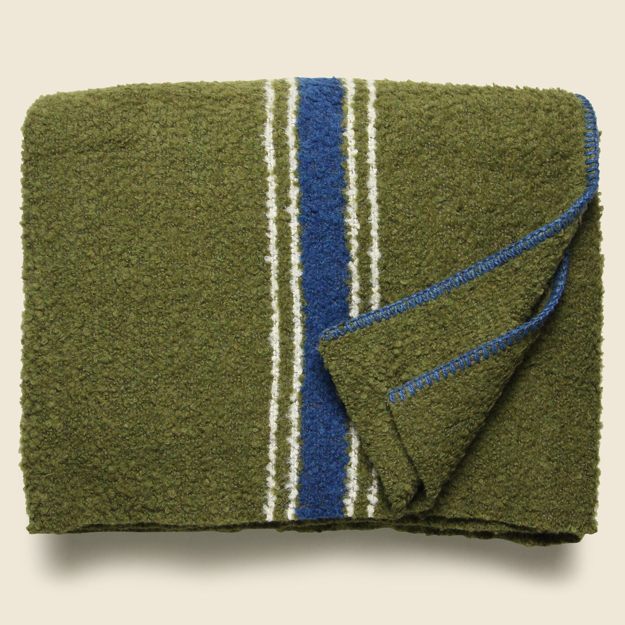 Riverton Throw Blanket - Moss/Blue - Home - STAG Provisions - Home - Bed - Blanket