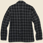 Bakers Merino Check Chore Jacket - Charcoal - Universal Works - STAG Provisions - Outerwear - Coat / Jacket