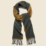 Double-Sided Scarf - Cumin/Charcoal - Universal Works - STAG Provisions - Accessories - Scarves