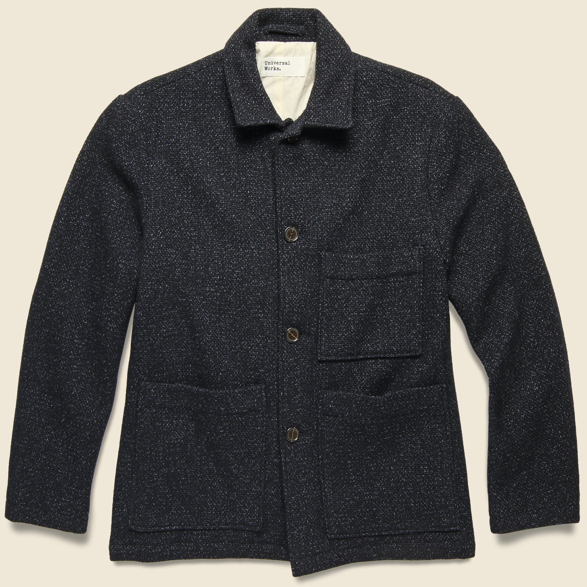 Simple Bakers Jacket - Navy - Universal Works - STAG Provisions - Outerwear - Coat / Jacket