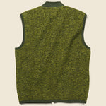 Wool Fleece Waistcoat - Green - Universal Works - STAG Provisions - Outerwear - Vest