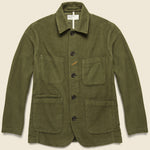 Moleskin Bakers Jacket - Moss - Universal Works - STAG Provisions - Suiting - Sport Coat