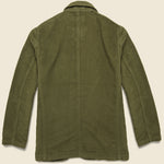 Moleskin Bakers Jacket - Moss - Universal Works - STAG Provisions - Suiting - Sport Coat