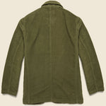 Moleskin Bakers Jacket - Olive - Universal Works - STAG Provisions - Outerwear - Coat / Jacket