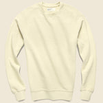 Loopback Classic Crew Sweatshirt - Ecru - Universal Works - STAG Provisions - Tops - Fleece / Sweatshirt