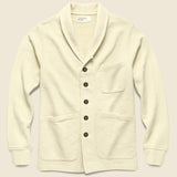 Loopback Prairie Jacket - Ecru - Universal Works - STAG Provisions - Tops - Fleece / Sweatshirt