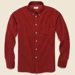 Cord Everyday Shirt - Claret - Universal Works - STAG Provisions - Tops - L/S Woven - Solid