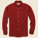 Cord Everyday Shirt - Claret - Universal Works - STAG Provisions - Tops - L/S Woven - Solid