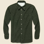 Cord Brook Shirt - Olive Dot - Universal Works - STAG Provisions - Tops - L/S Woven - Dot