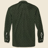Cord Brook Shirt - Olive Dot - Universal Works - STAG Provisions - Tops - L/S Woven - Dot