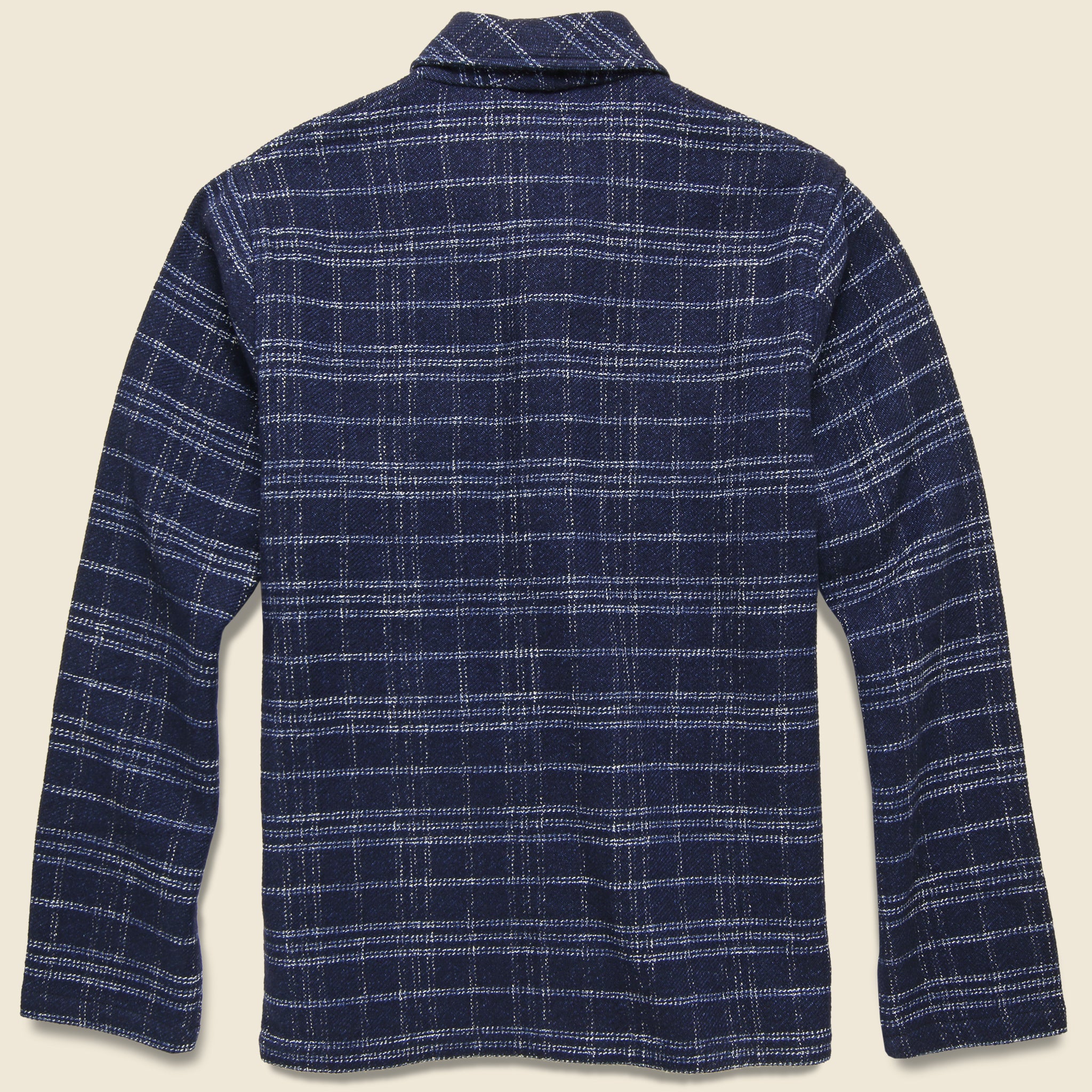 Check Prairie Jacket - Indigo - Universal Works - STAG Provisions - Outerwear - Coat / Jacket