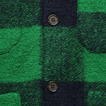 Wool Fleece Cardigan - Green Check - Universal Works - STAG Provisions - Tops - Sweater