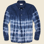 Cord Everyday Shirt - Indigo Tie Dye - Universal Works - STAG Provisions - Tops - L/S Woven - Other Pattern