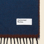 Double-Sided Scarf - Blue/Chocolate - Universal Works - STAG Provisions - Accessories - Scarves