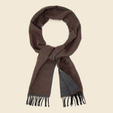 Double-Sided Scarf - Dark Sand/Grey - Universal Works - STAG Provisions - Accessories - Scarves