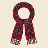 Tartan Wool Scarf - Red - Universal Works - STAG Provisions - Accessories - Scarves